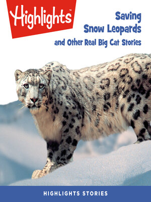 cover image of Saving Snow Leopards and Other Real Big Cat Stories